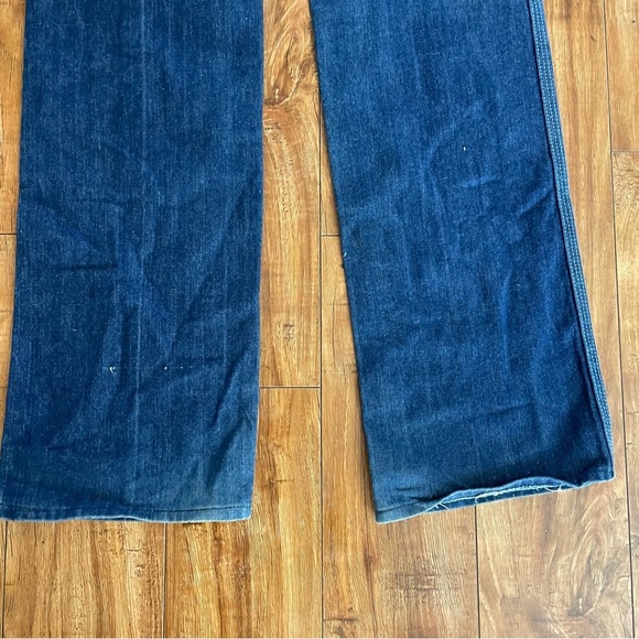 ZEPPELIN Men’s Vintage Retro Blue Denim Jeans Straight Leg Size 32 - Picture 11 of 16